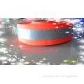 Flame Retardant Warning Reflective Tape-fluo Red